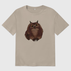 Женская футболка хлопок Oversize Детеныш Медвесыча