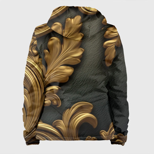 Женская куртка 3D Позолоченные узоры абстракт, цвет белый - фото 2