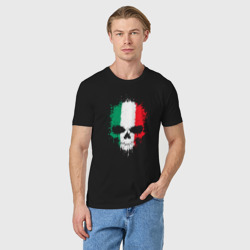 Мужская футболка хлопок Череп Италия - фото 2