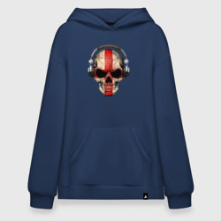 Худи SuperOversize хлопок England music skull