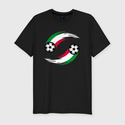 Мужская футболка хлопок Slim Итальянские мячи
