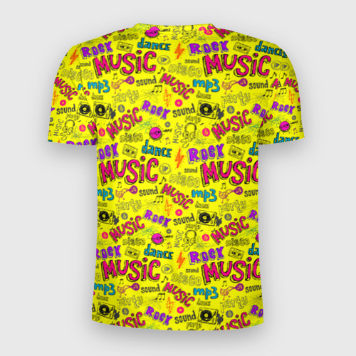 Мужская футболка 3D Slim Music dance, цвет 3D печать - фото 2