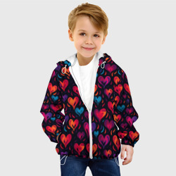 Детская куртка 3D Паттерн с сердцами - фото 2