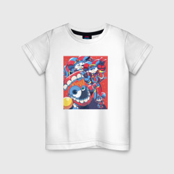 Детская футболка хлопок Помни и Кейн Удивительный цифровой цирк