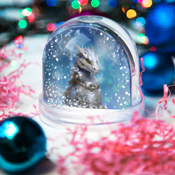 Игрушка Снежный шар Зимний дракон - фото 2