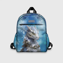 Детский рюкзак 3D Зимний дракон