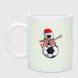 Кружка керамическая Soccer snowman
