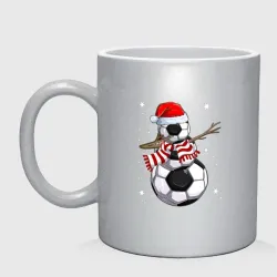 Кружка керамическая Soccer snowman