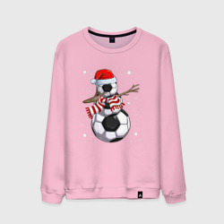 Мужской свитшот хлопок Soccer snowman