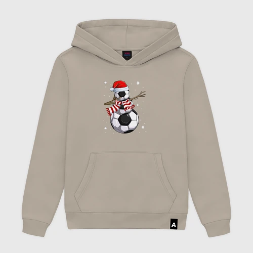 Мужская толстовка хлопок Soccer snowman