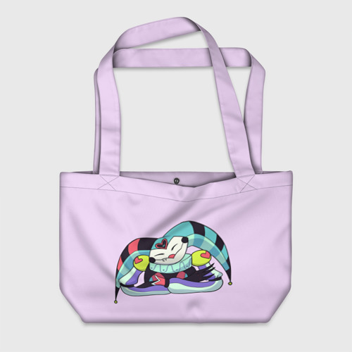 Пляжная сумка 3D Helluva Boss цветной Физзаролли