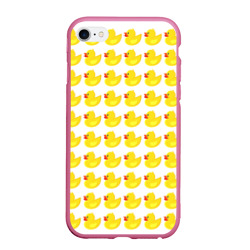 Семейка желтых резиновых уточек – Чехол для iPhone 6/6S матовый с принтом купить