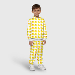 Детский костюм с толстовкой 3D Семейка желтых резиновых уточек - фото 2