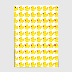 Постер Семейка желтых резиновых уточек
