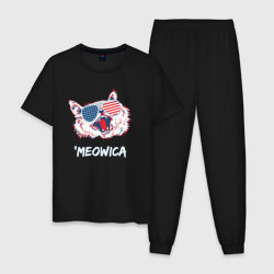 Мужская пижама хлопок Meowica