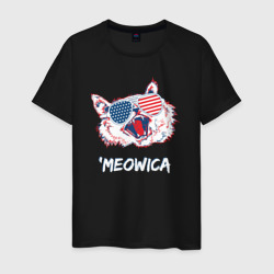 Мужская футболка хлопок Meowica
