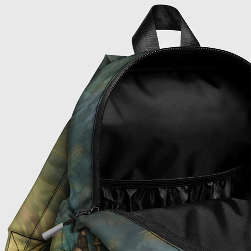 Детский рюкзак 3D с принтом Крик стимпанк енота, фото #4