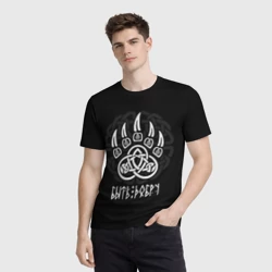 Мужская футболка 3D Печать велеса - цитата быть добру - фото 2