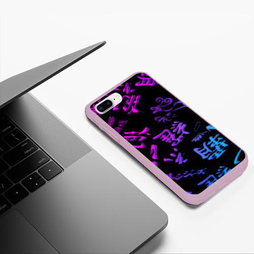 Чехол для iPhone 7Plus/8 Plus матовый с принтом Tokyos Revenge neon logo, фото #5