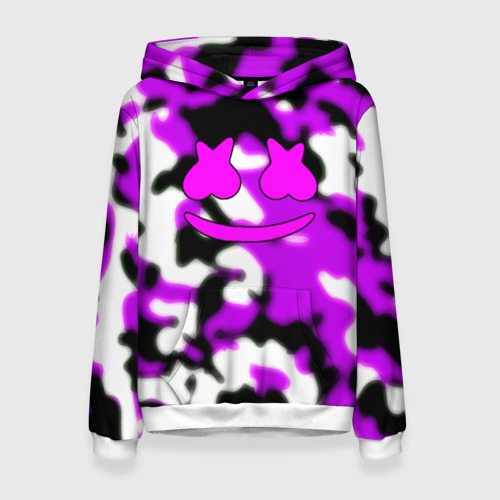 Женская толстовка 3D Marshmello camo, цвет 3D печать