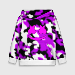 Детская толстовка 3D Marshmello camo