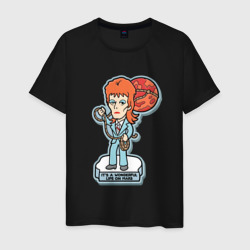 Мужская футболка хлопок David Bowie - It's a wonderful life on mars