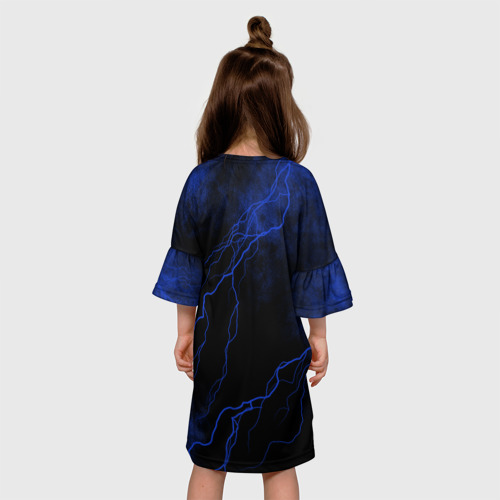 Детское платье 3D с принтом Помни и Кейн Удивительный цифровой цирк, вид сзади #2