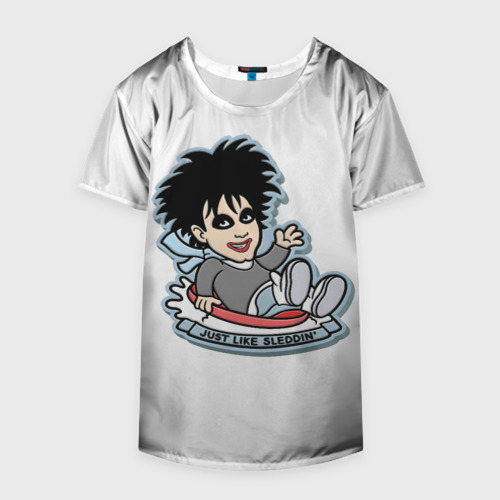 Накидка на куртку 3D The Cure Robert Smith - just like sleddin', цвет 3D печать - фото 4