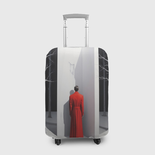 Чехол для чемодана 3D Мужчина в красном пальто , цвет 3D печать