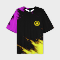 Мужская футболка oversize 3D Borussia Dortmund sport