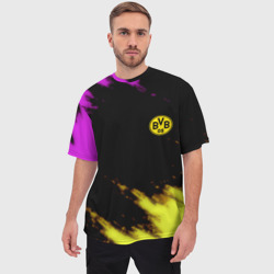 Мужская футболка oversize 3D Borussia Dortmund sport - фото 2