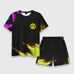 Мужской костюм с шортами 3D Borussia Dortmund sport