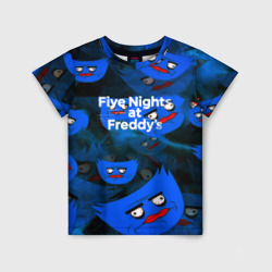 Huggy Wuggy x Five Nights at Freddys  – Детская футболка 3D с принтом купить со скидкой в -33%