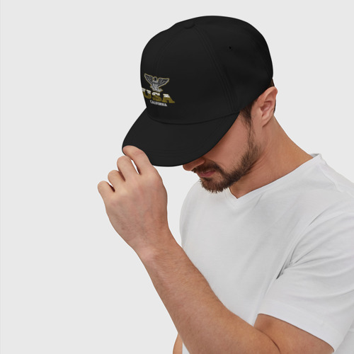 Кепка снепбек с прямым козырьком USA - California eagle для пацанов - фото 7