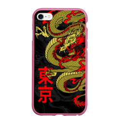 Золотой дракон Токио - иероглиф – Чехол для iPhone 6/6S матовый с принтом купить