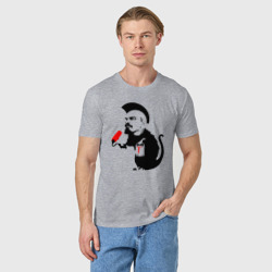 Мужская футболка хлопок Панк Ленин - фото 2