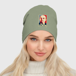 Женская шапка демисезонная Владимир Ильич  Ленин - фото 2