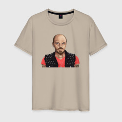 Ленин рокер панк – Мужская футболка хлопок с принтом купить со скидкой в -20%