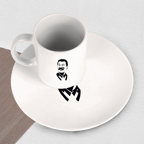 Набор: тарелка + кружка Образ Сталина - фото 3