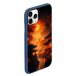 Чехол для iPhone 11 Pro Max матовый Мрачная япония - пейзаж - фото 2