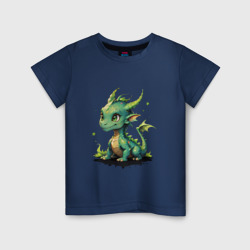 Детская футболка хлопок Дракончик символ 2024 года