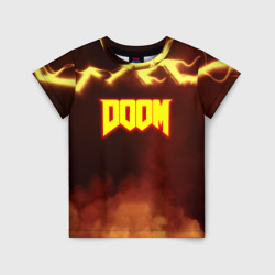 Doom storm огненное лого – Детская футболка 3D с принтом купить со скидкой в -33%