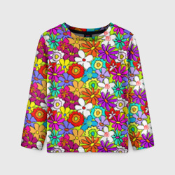 Детский лонгслив 3D Floral multicolour