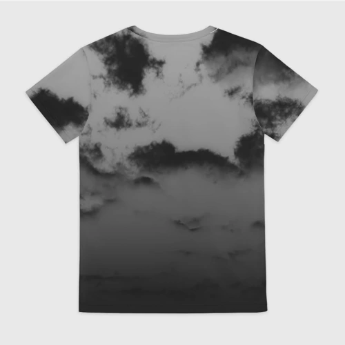 Женская футболка 3D с принтом Титаник из 90х, вид сзади #1