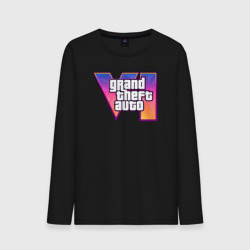 Мужской лонгслив хлопок GTA 6 logo