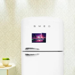 Магнитный плакат 3Х2 GTA 6 nigh city - фото 2