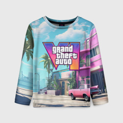 Детский лонгслив 3D GTA 6 Vice city