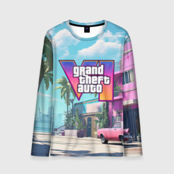 Мужской лонгслив 3D GTA 6 Vice city