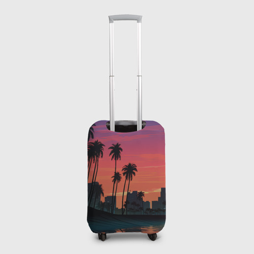 Чехол для чемодана 3D GTA 6 лого на фоне заката , цвет 3D печать - фото 2