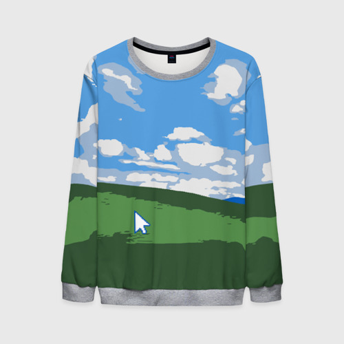 Мужской свитшот 3D Новый уродливый свитер от майков, цвет меланж